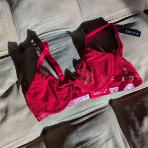 Lounge Red Bralette
